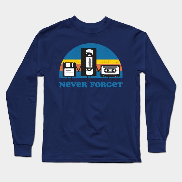 Never Forget Long Sleeve T-Shirt by Tingsy